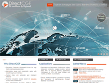 Tablet Screenshot of directcgf.com